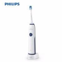 飛利浦（PHILIPS）電動牙刷HX3226/22成人充電式聲波震動牙刷軟毛呵護(hù)型美白牙齒 深藍(lán)色