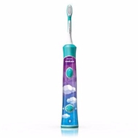 Philips/飛利浦電動牙刷HX6322/29兒童充電式聲波智能音樂定時(shí)藍(lán)牙