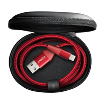 Anker安克 Powerline+2 拉車線2代 手機(jī)數(shù)據(jù)充電線 1.8米紅色盒裝
