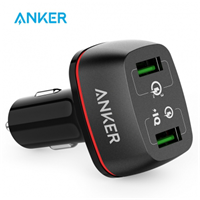 Anker安克 雙口手機(jī)充電器可用車載充電