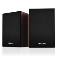 飛利浦（PHILIPS）SPA20 桌面音箱 木質(zhì) 電腦音箱 音響