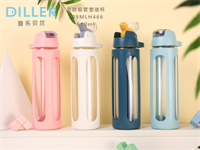 簡(jiǎn)歐吸管塑玻杯