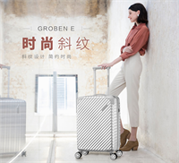 TG8*55002 八輪旋轉(zhuǎn)拉桿箱68/24-啞光銀色