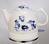 陶瓷壺-藍(lán)鳥