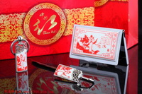 陶瓷系列之靈風（青花瓷名片盒+青花瓷書簽+青花瓷鑰匙扣）